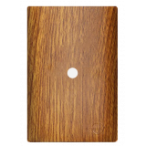 Placa com Furo + Suporte 4X2 - Novara Cumaru